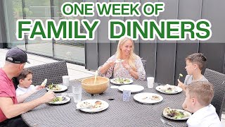 AD A WEEK OF FAMILY DINNERS  |  MEAL INSPO & DISNEY THEMED MEALS Emily Norris