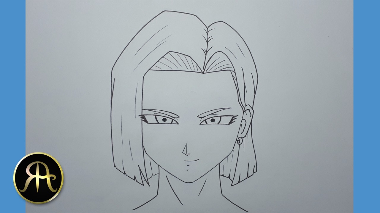 How to draw Android 18 | Dragon Ball Z | DBZ | Step by step tutorial ...