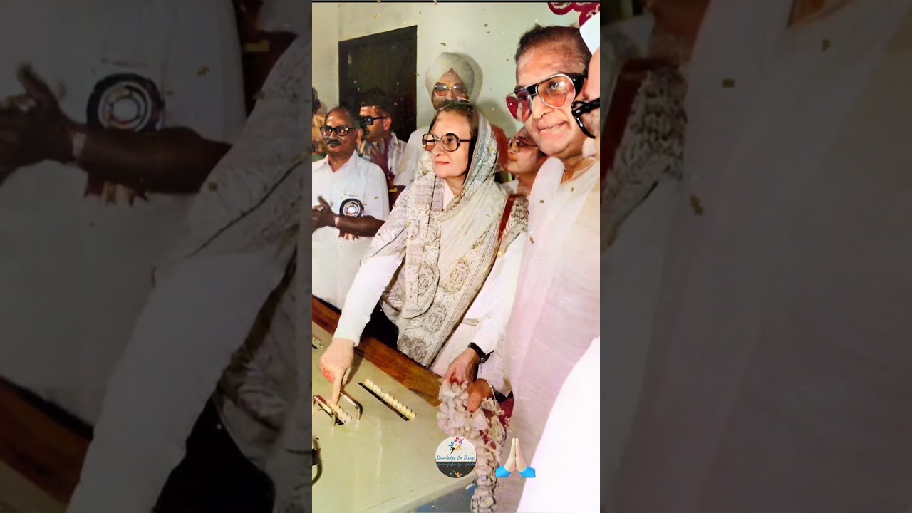 NT Ramarao garu with Indira Gandhi garu 