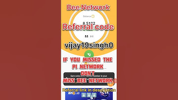 Bee Network Referral code 💸💸💸