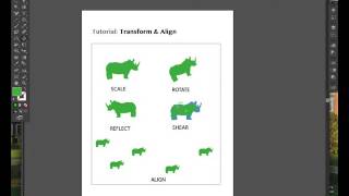 2. Transform & align objects - Adobe Illustrator