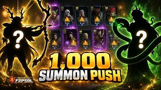 1,000 Summon Push in Dragonheir — 2 Legendaries