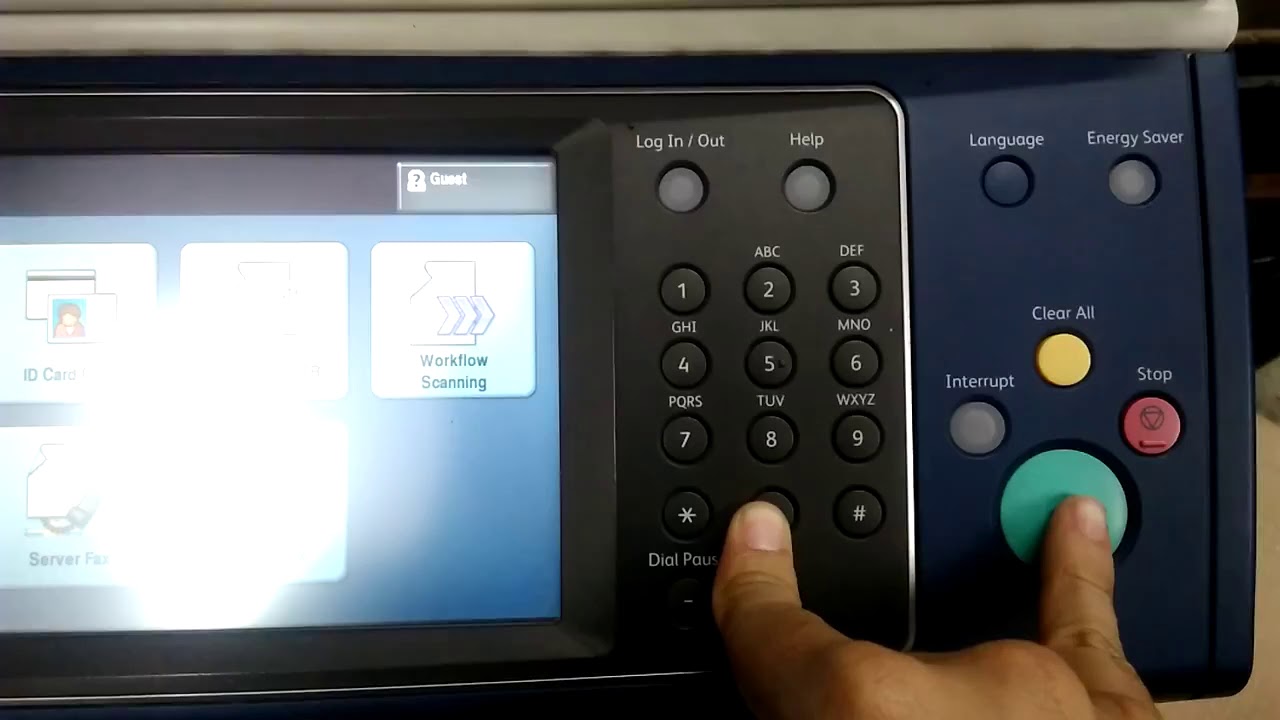 Xerox WC 7225 Solve Non Customer Mode - YouTube