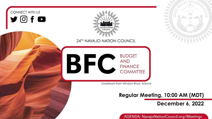 Budget and Finance Committee Regular Meeting, 24th...