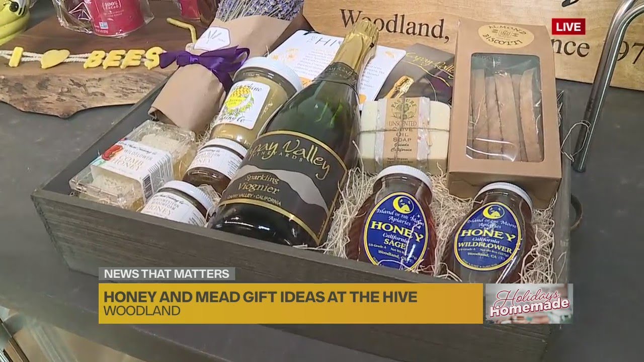 Honey and mead gift ideas from The Hive in Woodland
