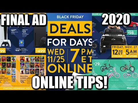 WALMART BLACK FRIDAY DEALS 2020! FINAL AD! ONLINE TIPS! NICOLE BURGESS