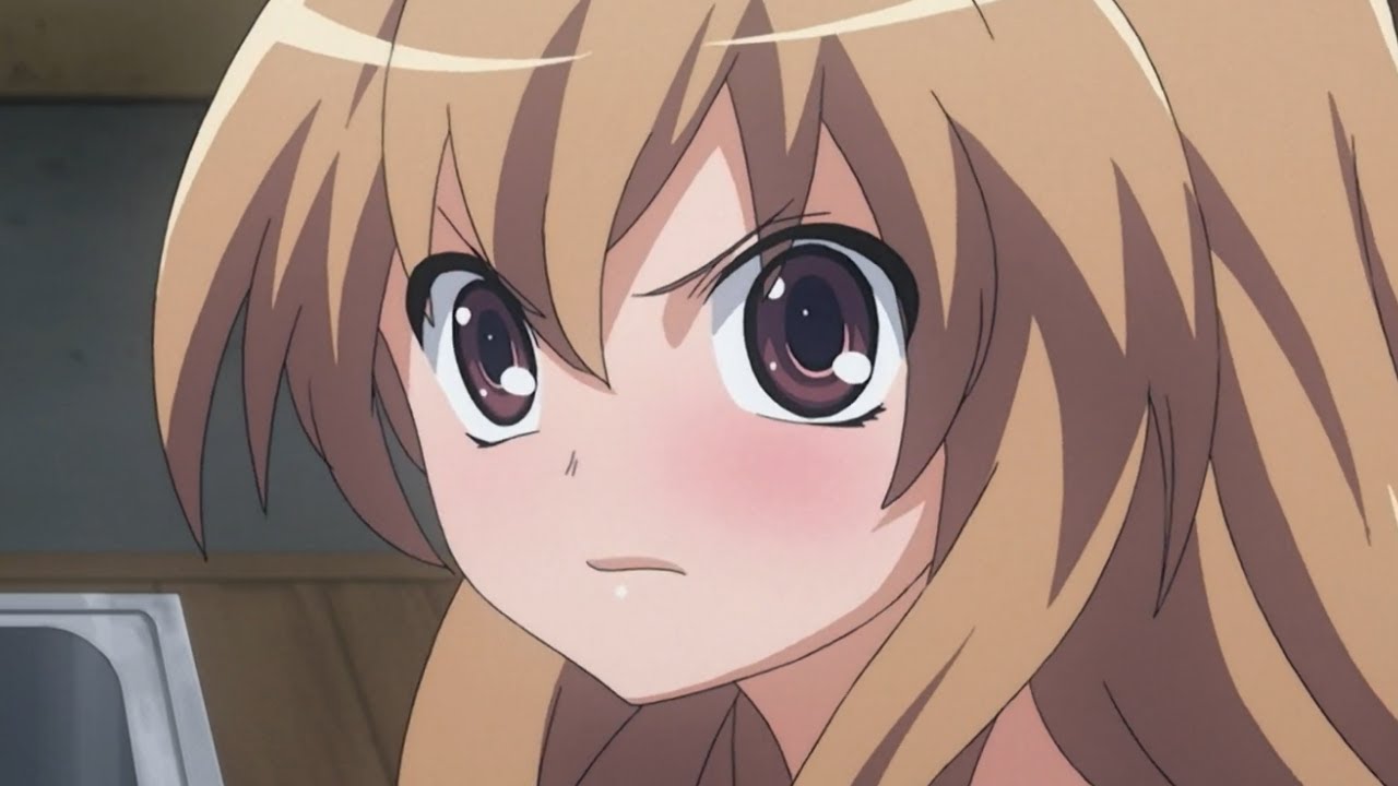 Toradora! - Taiga goes on a murderous Potato rampage - YouTube