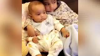 Cute siblings playing with each other #Funnykids