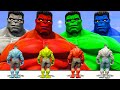 World War Hulk | Blue Hulk & Red Hulk & Hulk & Grey Hulk - What If Battle Superheroes