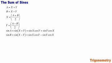 Trigonometry 10 The Sum of Sines
