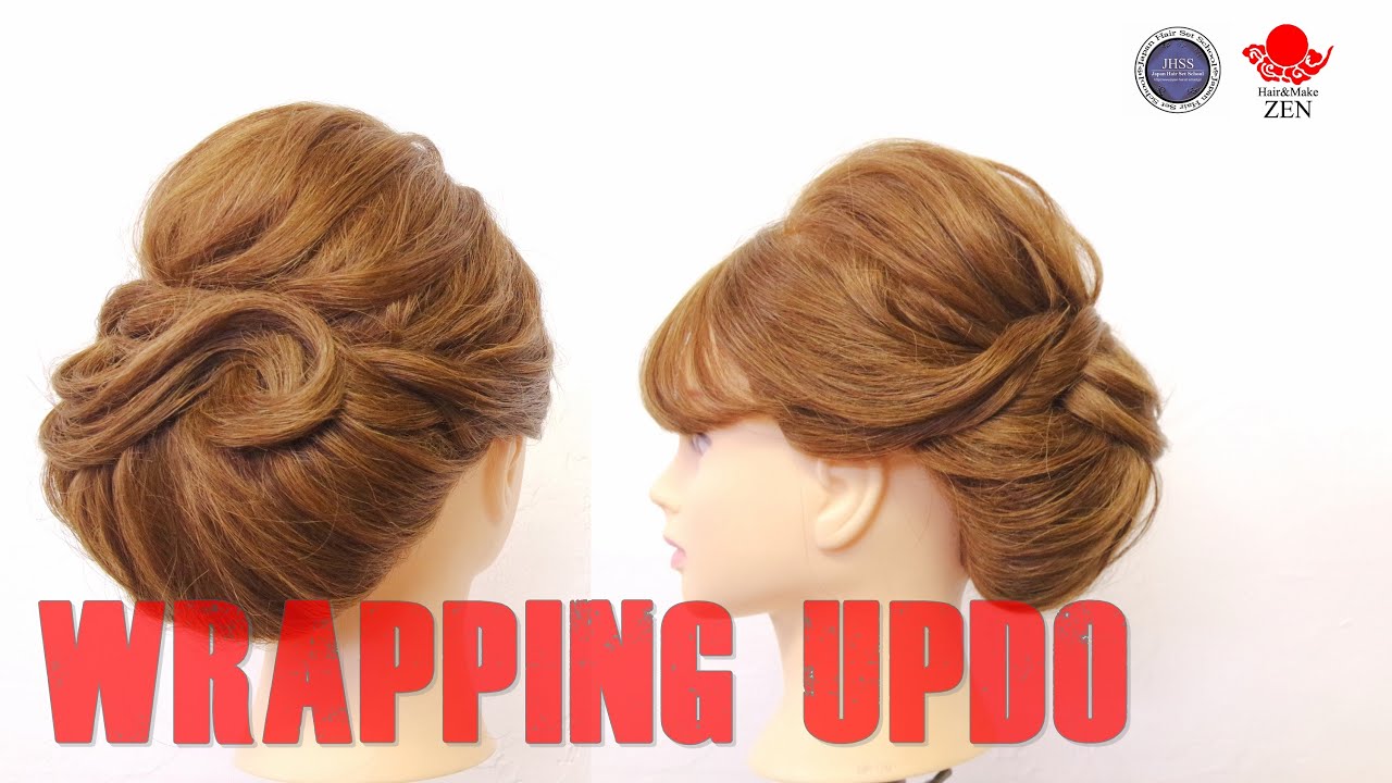 すき毛 In Pocket まとめ髪 和装 洋装 Zenヘアアレンジ 9 Making A Kinda Japanese Updo Youtube