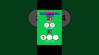 LOTTO RESULTS, 3D LOTTO, EZ2 LOTTO, 2PM DRAW, JULY 30, 2026@LottoResultTV15K