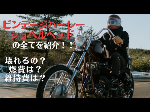 ビンテージハーレー ショベルヘッドの全てを紹介！ - YouTube