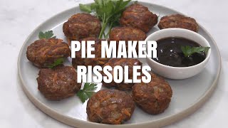 Aussie rissoles recipe in a pie maker (ultimate Kmart pie maker hack) | Australia's Best Recipes