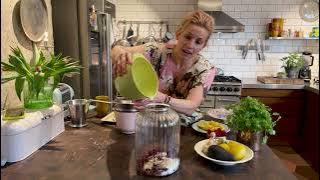 Fermenterad hallonsaft