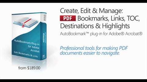 Creating Chain Links in PDF Documents with AutoBookmark