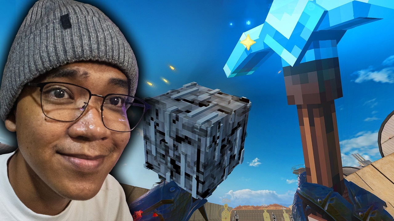 Pick-Axe នៅក្នុង Minecraft! - BloodStrike Ep178