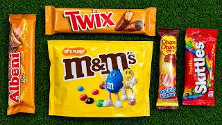 🍫 Soft vs Crunchy Candy Challenge! Twix, M&M's, Skittles & Albeni ASMR 😍 screenshot 3