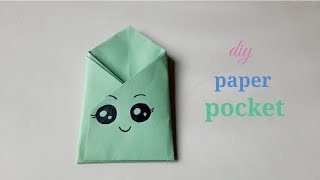 How to make paper pocket || make pocket with paper || #easycraft screenshot 5