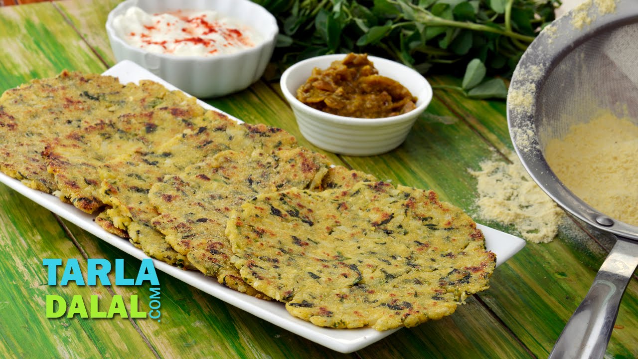 Corn and Vegetable Roti/ Indian Vegetable Roti with Maize Flour Recipe/ Lunch Recipe by Tarla Dalal