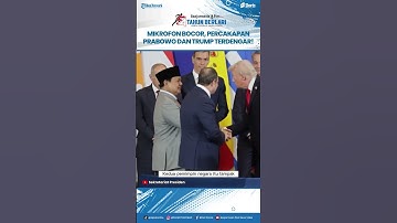 Mikrofon Bocor, Ini Percakapan Prabowo Yang Berbisik Ke Trump Usai KTT Gaza