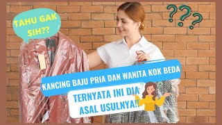 Tahu Gak Sih?? Letak Kancing Pria Dan Wanita Berbeda