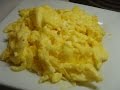 Perfect Scrambled Eggs in three simple steps