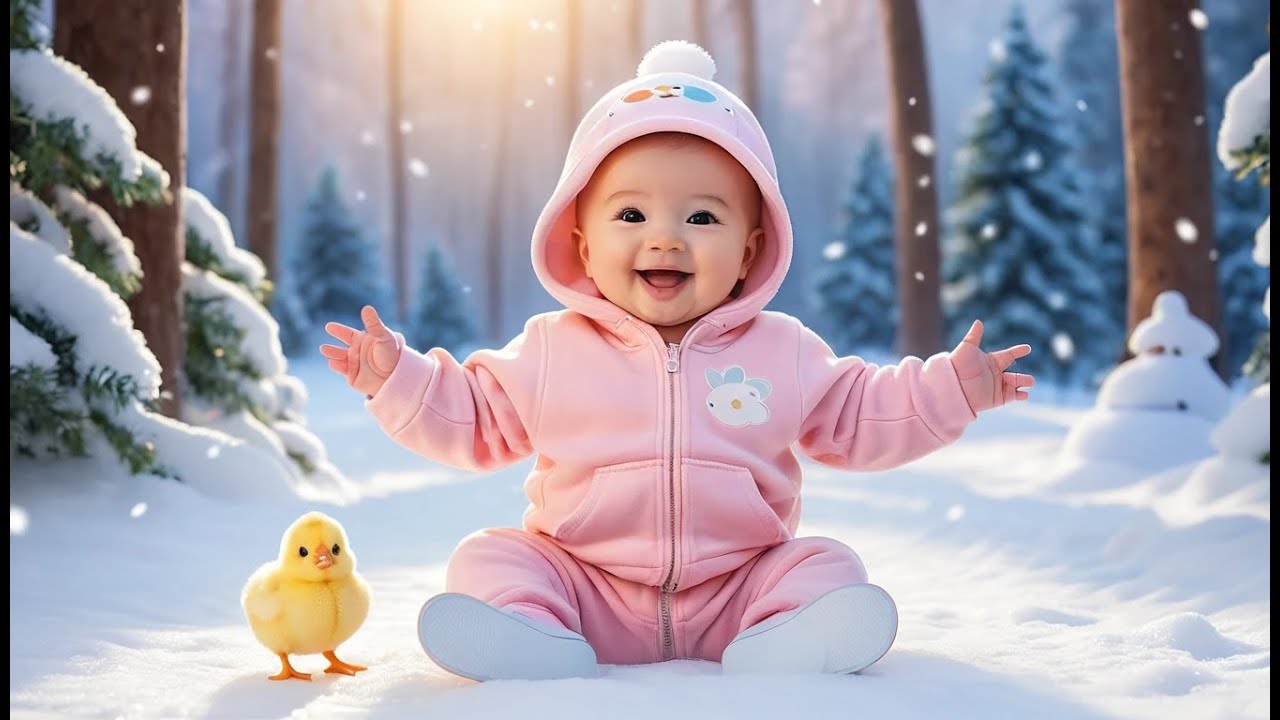 Little Snow Chicks | Fun Winter Learning & Action Video for Toddlers
