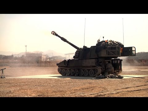 Ultra Powerful German Self Propelled Artillery in Action  PzH 2000 + US M109 Paladin