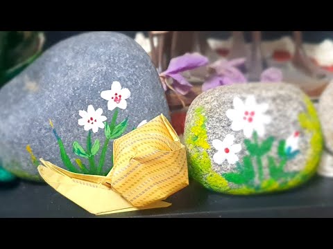 달팽이 종이접기,달팽이 접기 @접고놀자 #종이접기
