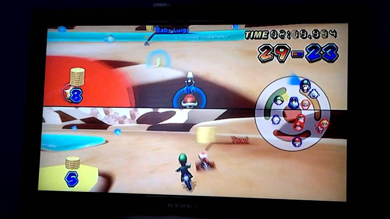 Mario Kart Wii Battle 2 Players(Lose and Win!)