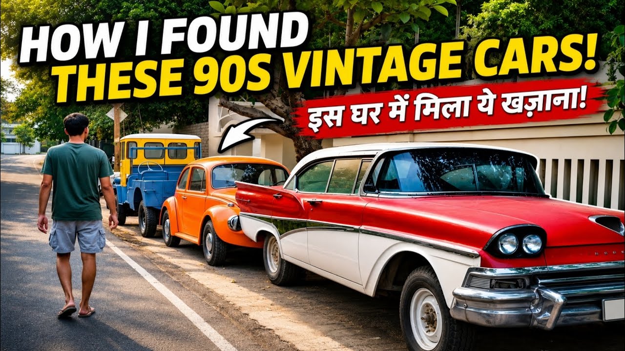 I FOUND THESE 90s VINTAGE CARS IN LUCKNOW! 😱🔥