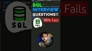 What is Left Join in SQL |  #sql #sqlinterviewquestionsandanswers #leftjoin #sqltutorial