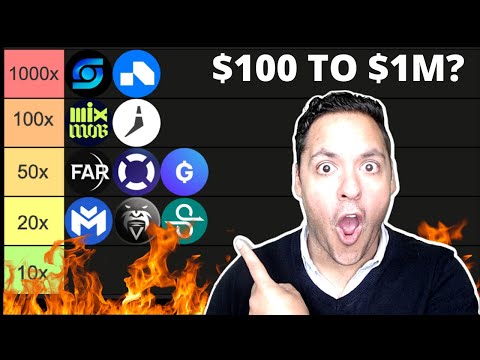 🔥THESE COINS WILL 100-1000X BY 2025?! Make Millions in the Bull Market 🚀