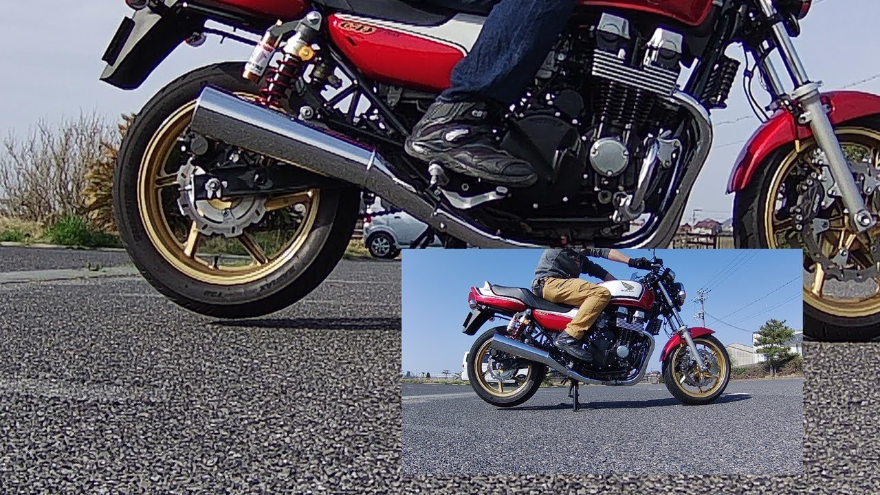 CB750 RC42】バックステップとCB子 - YouTube