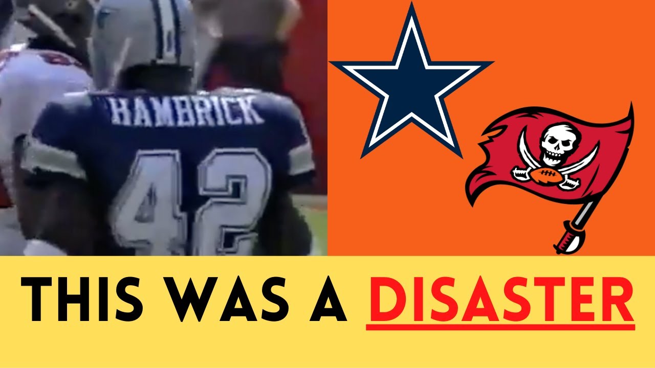 The Worst Homecoming Game In Nfl History Troy Hambrick Cowboys Buccaneers 03 Youtube