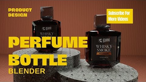 How to Model and Render Photorealistic Perfume Bottle in Blender: Step-by-Step Blender Tutorial
