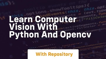 learn computer vision with python and opencv