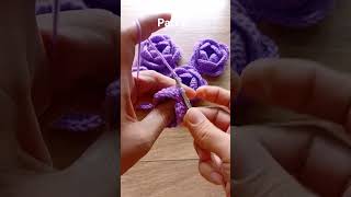 viral rose crochet #crochet #viralvideo#viral #handmadeseller #crochetpatterns