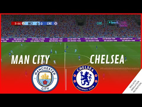 Manchester City vs Chelsea • FA Cup Semi Final 2024 | Video Game Simulation