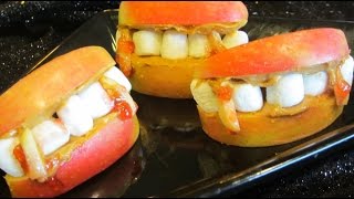 How To Make Scary Good Halloween Vampire Teeth Snack Treats