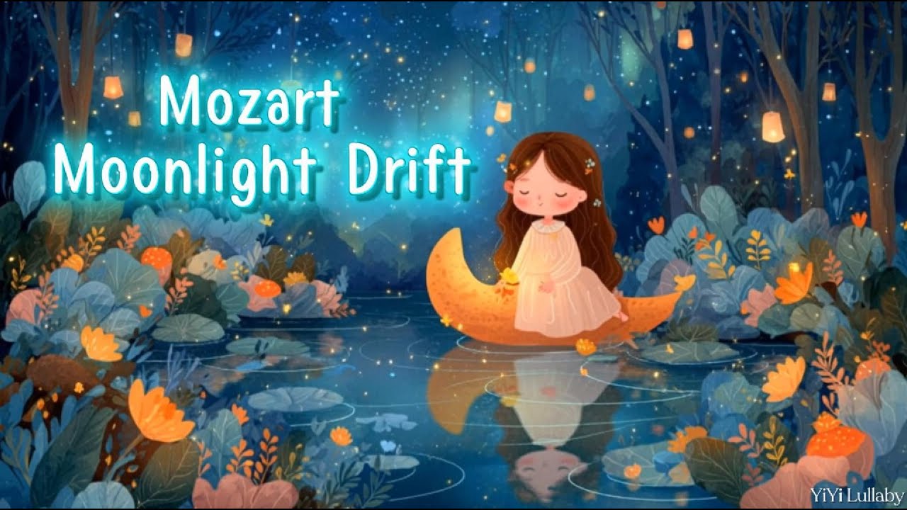 🌙 Mozart Moonlight Drift | Gentle Classical Lullaby for Sleep & Dreams