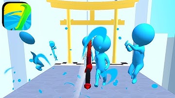 Sword Play! Ninga Slice Runner 3D Gameplay Walkthrough (iOS, Android) Levels 1-4