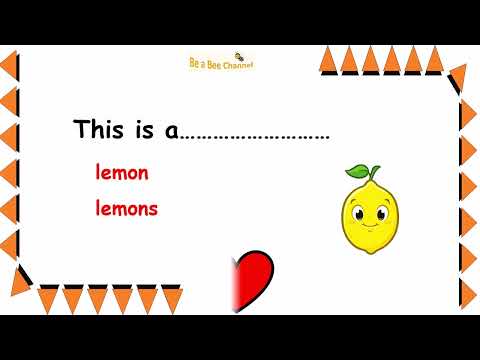 Singular and plural
