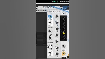 VCV TECHNO PATCH  Secuencia en 5 pasos y pasa esto #shorts