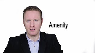 Amenity - Meaning | Pronunciation || Word Wor(l)d - Audio Video Dictionary