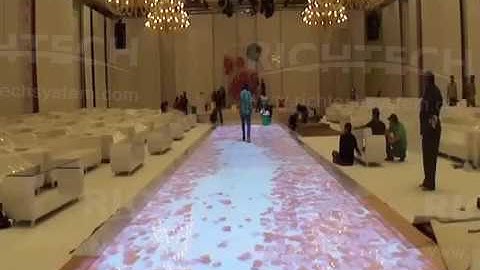 Richtech Interactive Floor - Wedding Experience