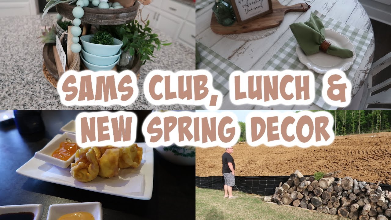 Future Travel Plans | Sams Club & Lunch With Parker & Courtney | HomeGoods Haul | New Decor