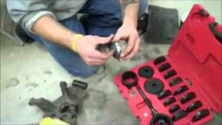 2003 Mazda Front Wheel Bearing Replacement (Press In Type Bearing)