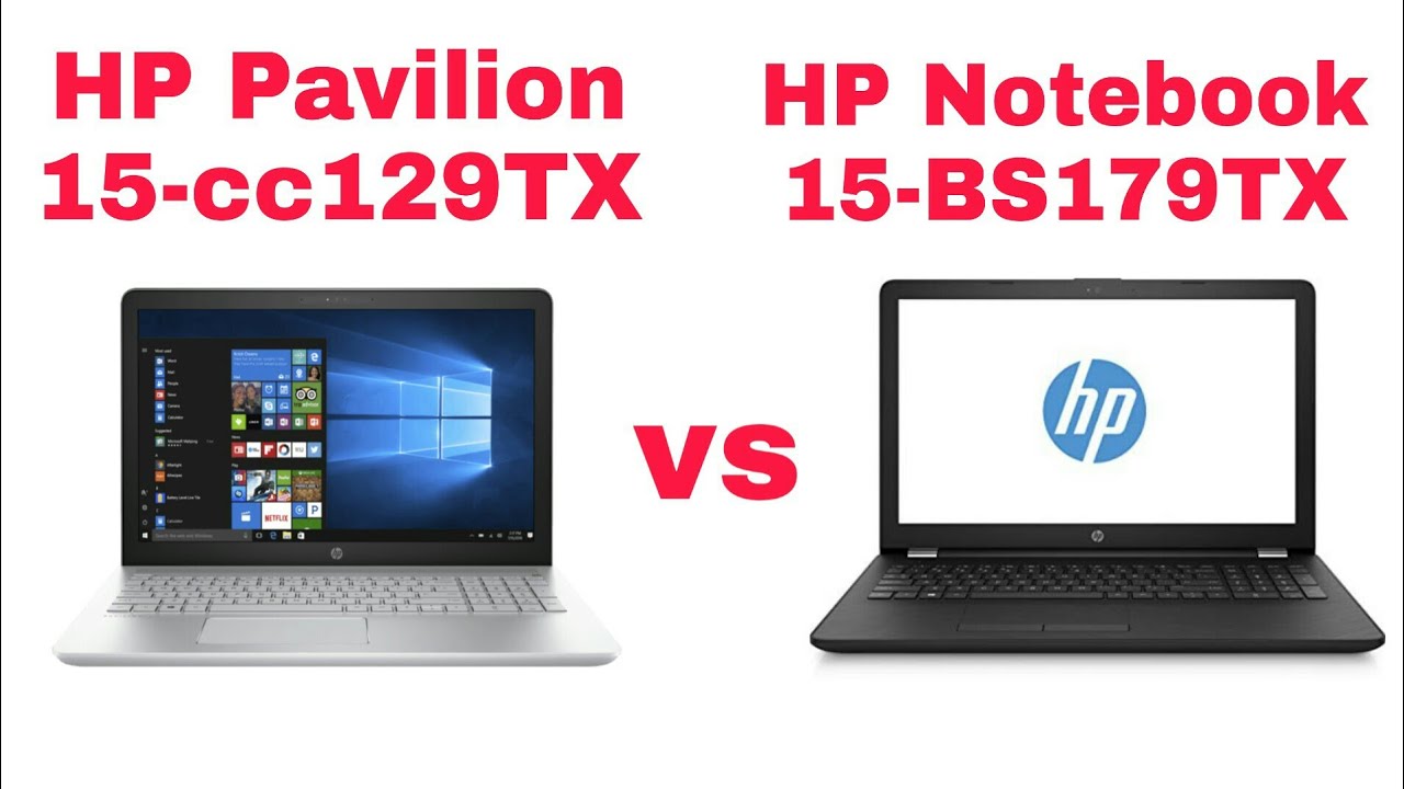 Hp Pavilion Comparison Chart